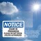 Signmission Exam In Progress Please Do Not Enter Unless OSHA Notice Sign, Vinyl Decal, 10in W x 7in L, 2PK OS-2PACK-NS-D-710-L-12204 - alternate 6